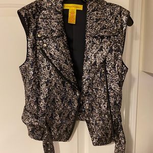 Catherine Malandrino - Vest with Sequin Back